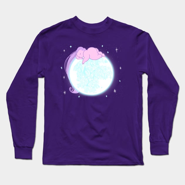 Lil Chub Moonbeam Long Sleeve T-Shirt by Toni Tees